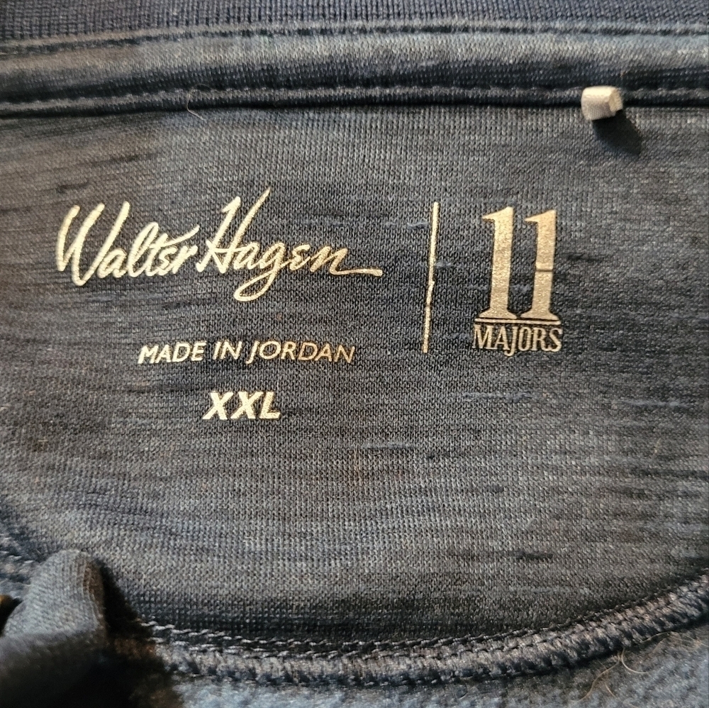 Walter Hagen Perfect 11 Lightweight 1/4 Zip Golf Pullover Men's Size XXL Navy - Picture 2 of 3